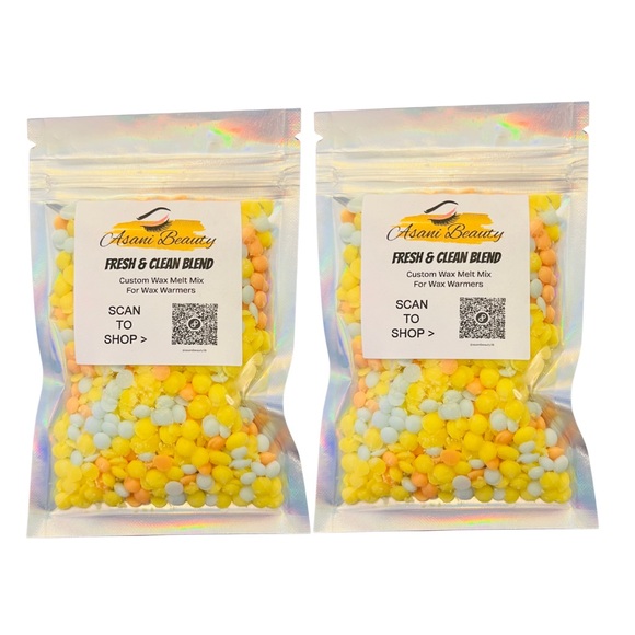Pink Zebra Other - Asani Beauty Fresh & Clean Blend Wax Melt Beads|1.5 oz bags|2 for $16